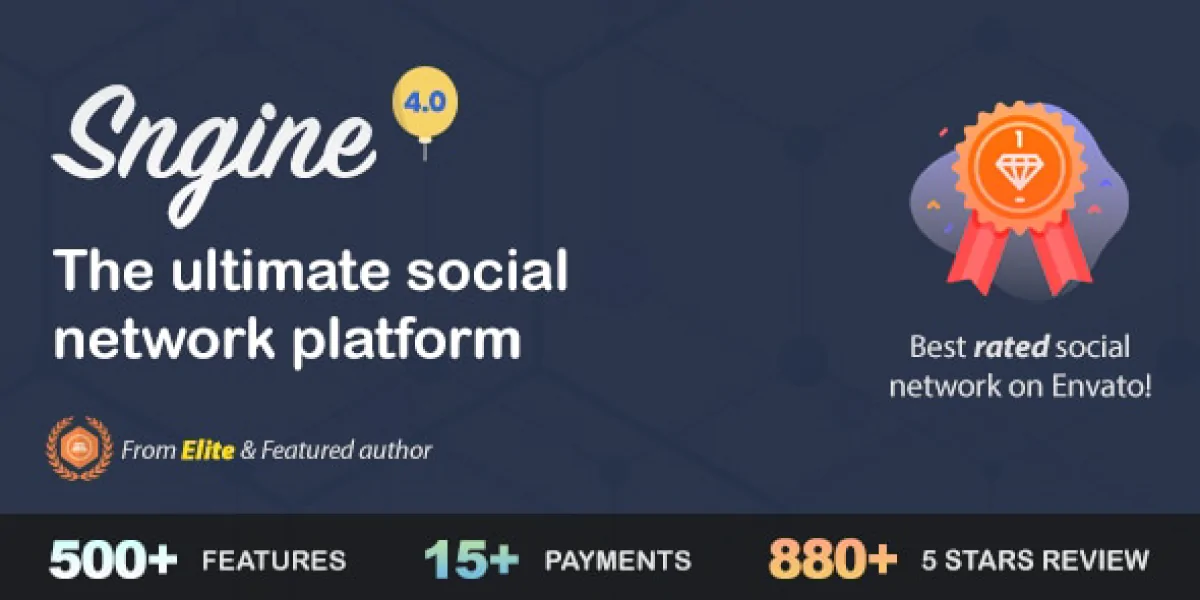 Sngine - The Ultimate PHP Social Network Platform